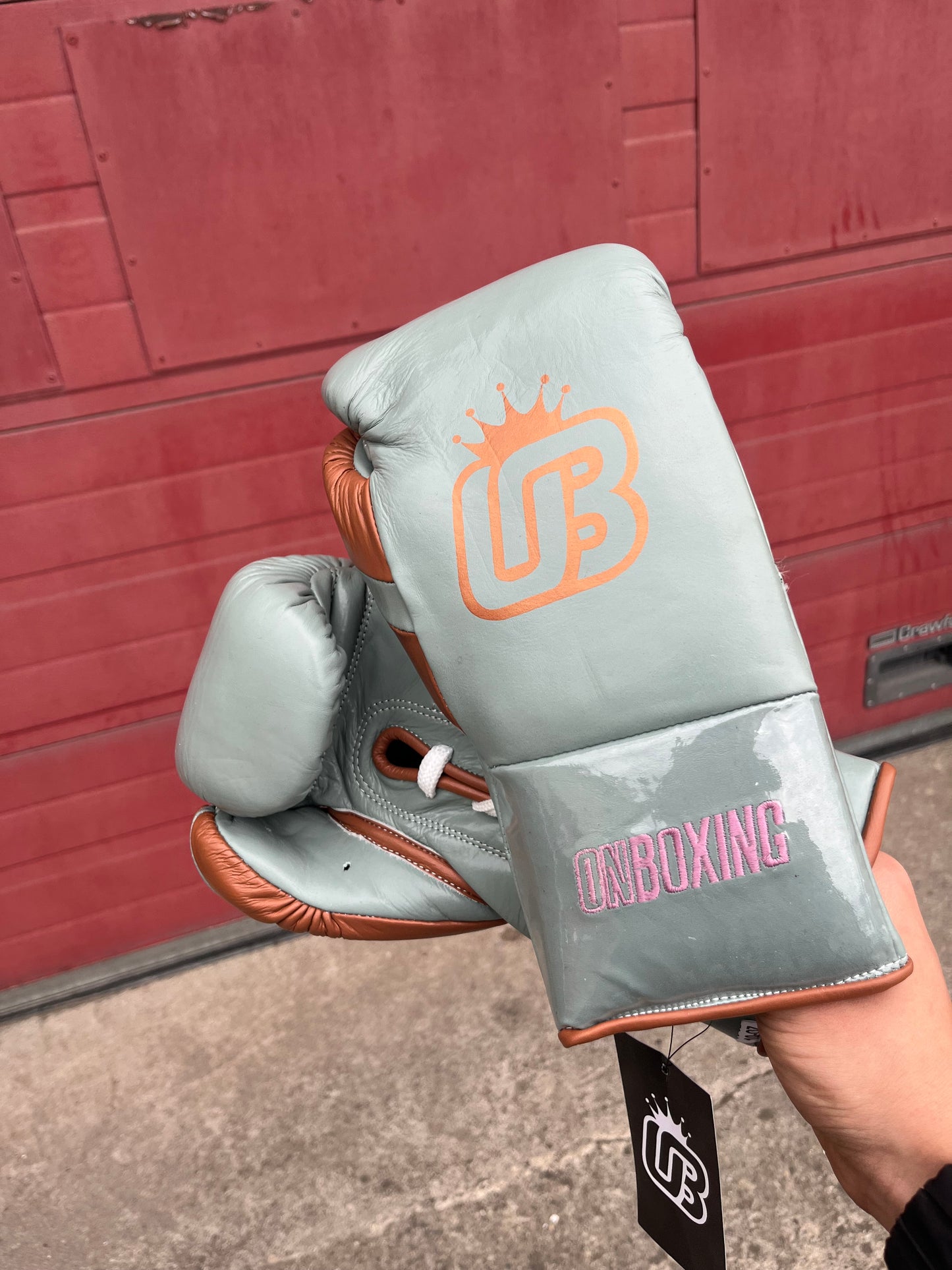 ON BOXING OB1 - GREY / BURGUNDY