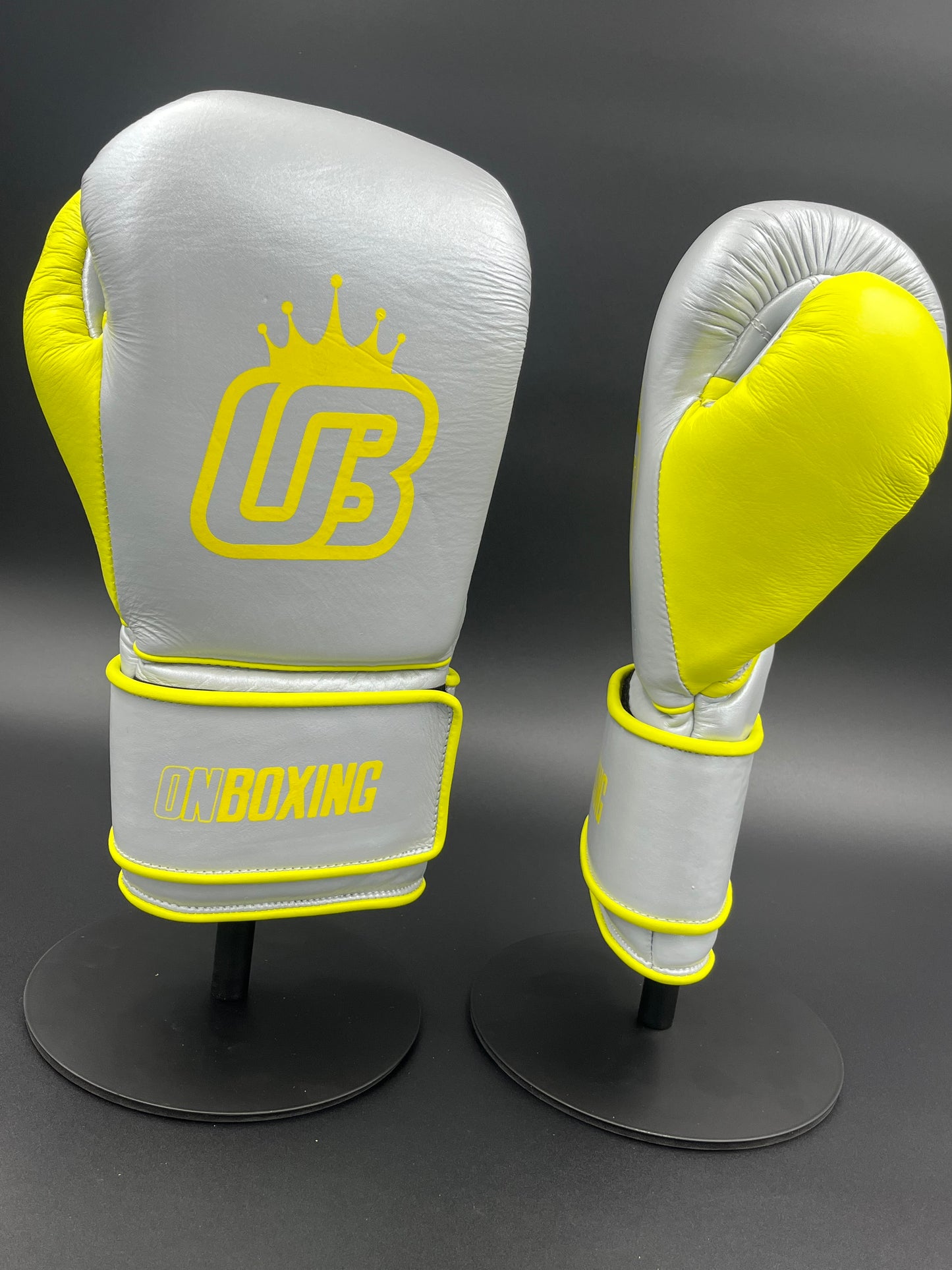 Sparring V1 Silver / Neon Yellow