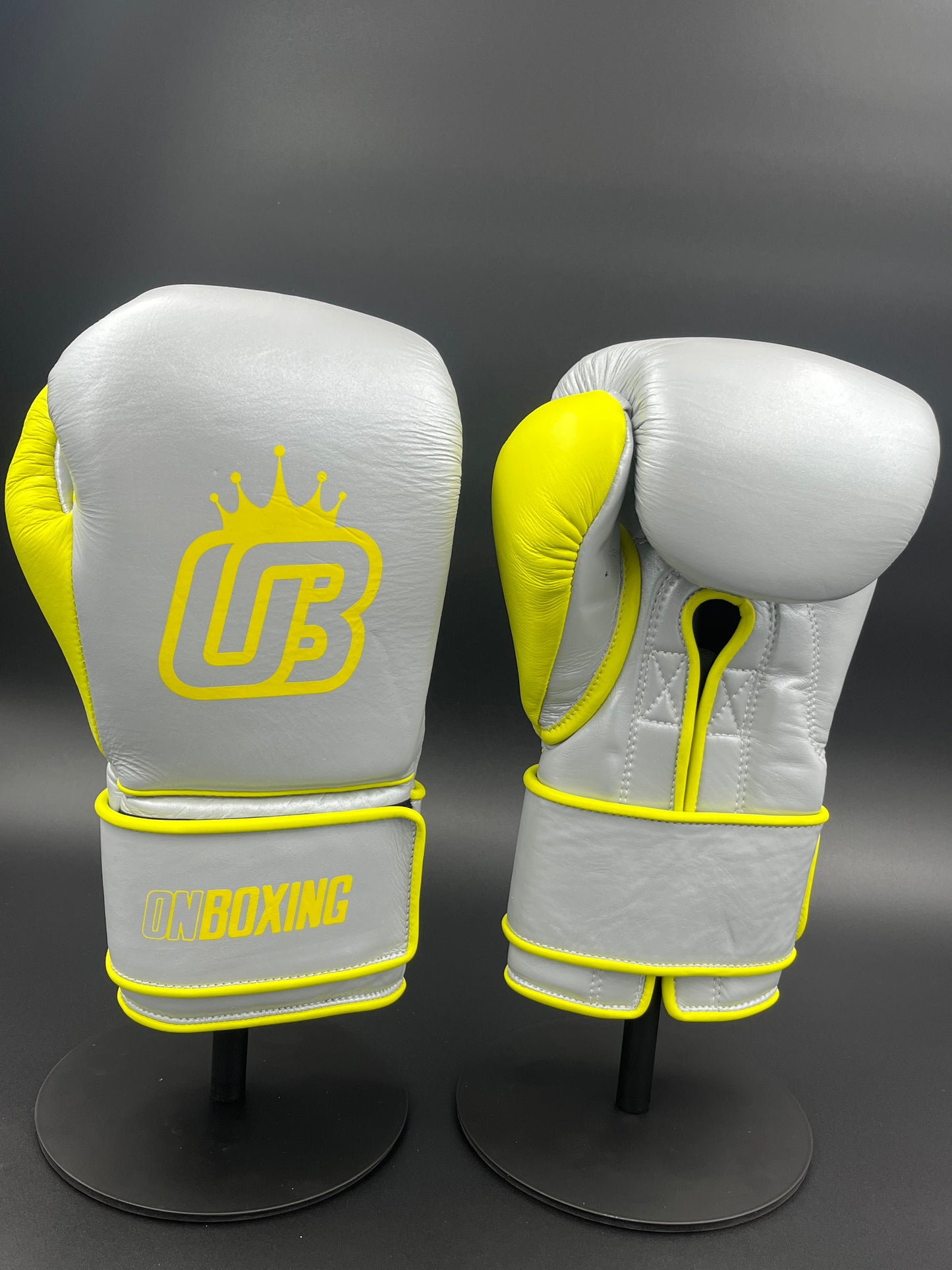 Sparring V1 Silver / Neon Yellow
