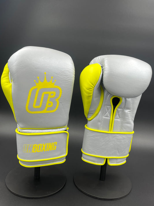 Sparring V1 Silver / Neon Yellow