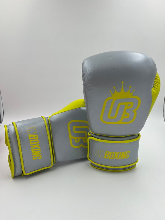 Sparring V1 Silver / Neon Yellow